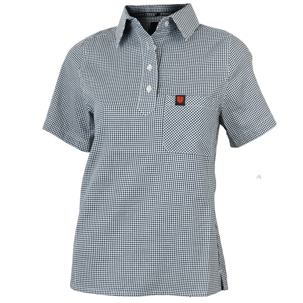 CheckChick Shirt - Navy Gingham
