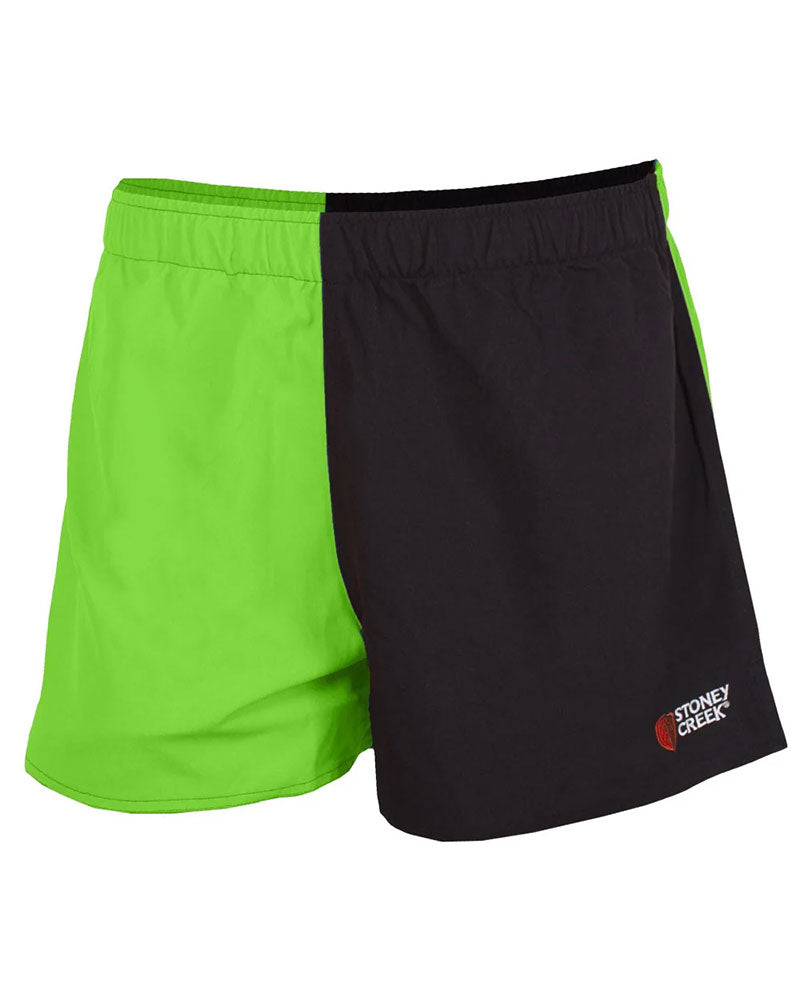 Kid's Jester Shorts - Lime/Black