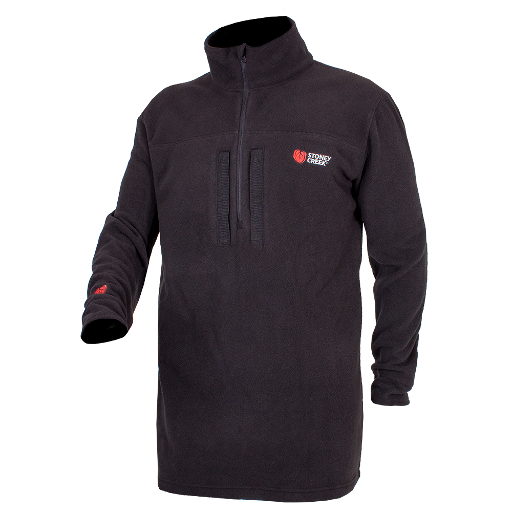 Men's Twin Zip Top - Black