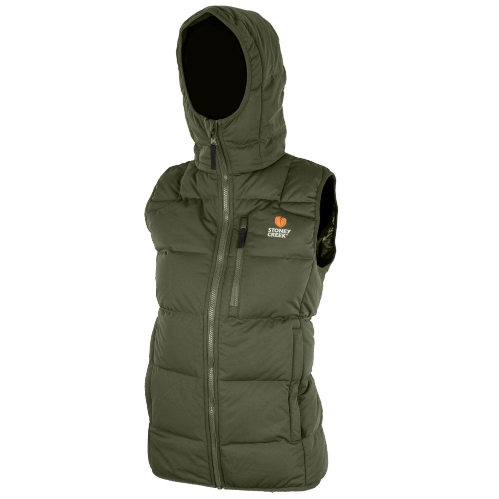 Women's ThermoFlex Hooded Vest - Bayleaf