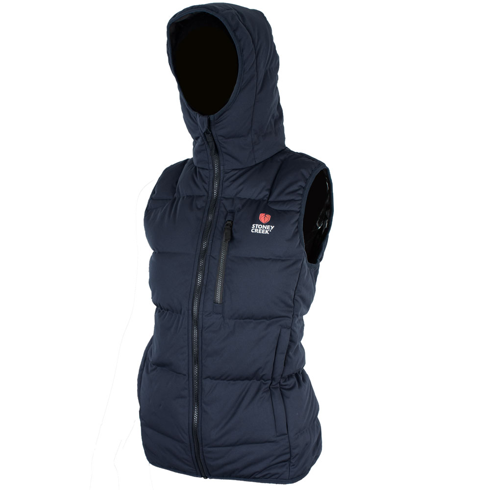 Women's ThermoFlex Hooded Vest - Blue